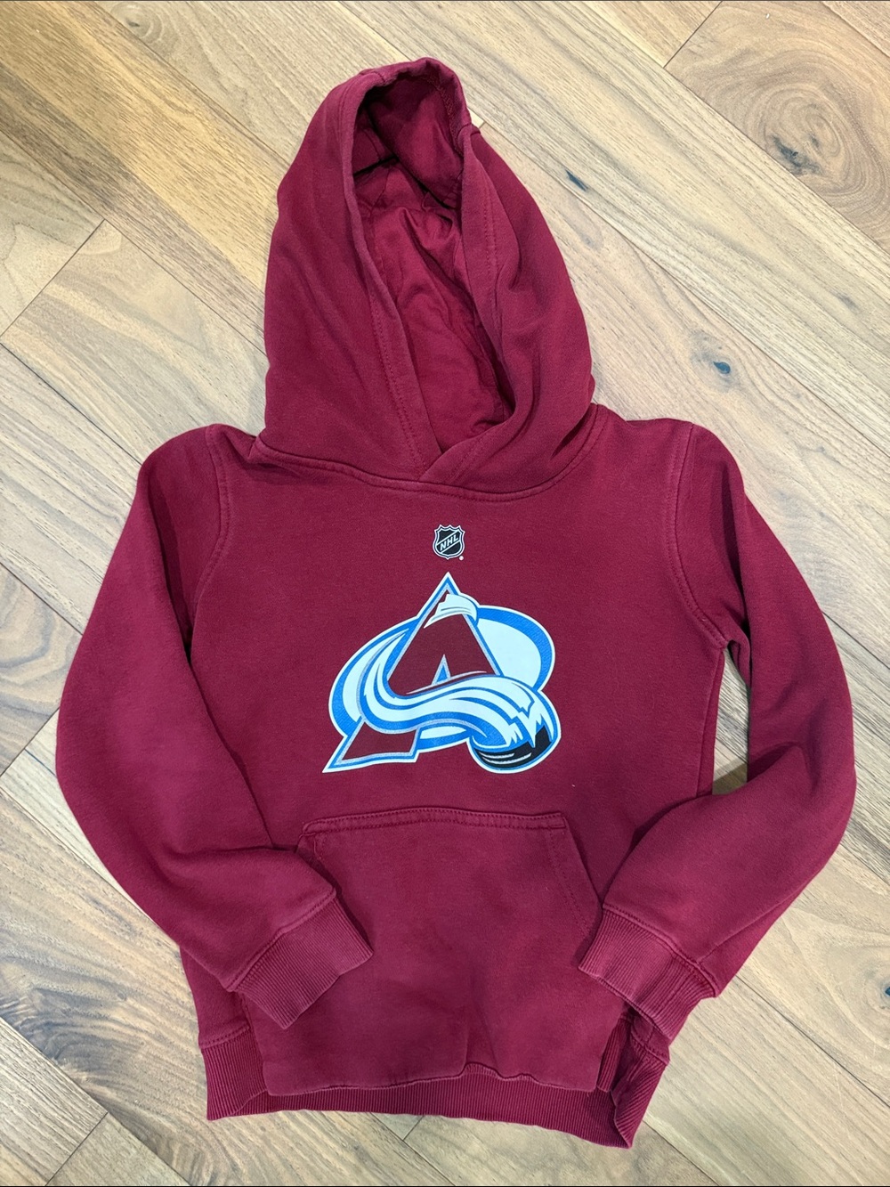 Kids NHL Colorado Avalanche Hoodie in Maroon and Blue